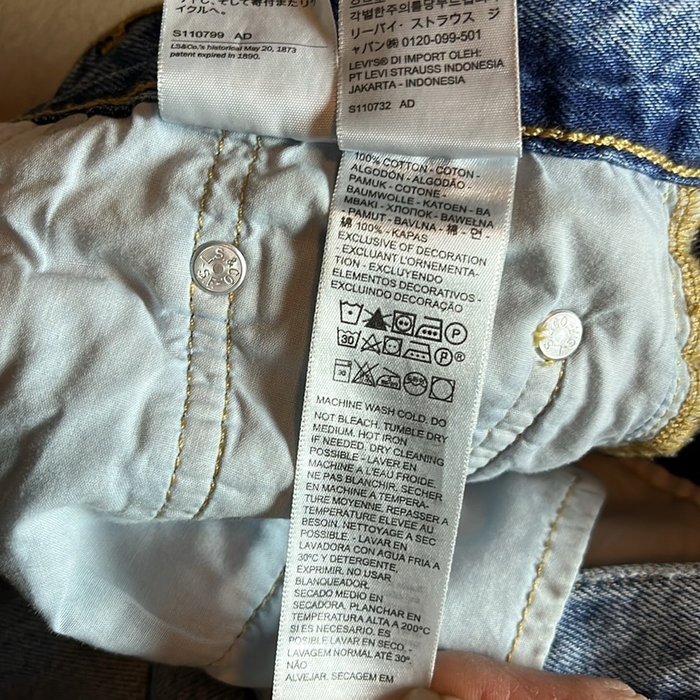 LEVI’S Denim Midi Jean Skirt - 27 - Picture 11 of 11